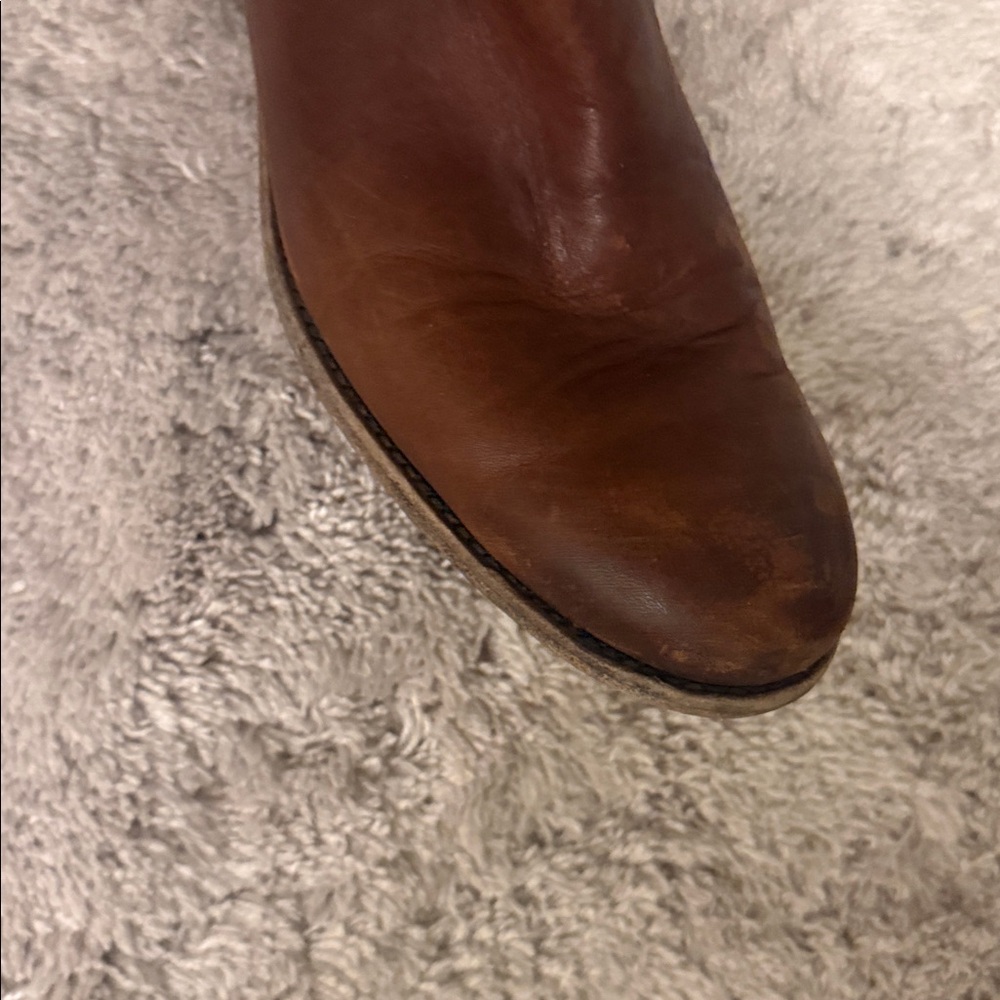 Brown frye Leather Riding Boots Vintage - Picture 9 of 14